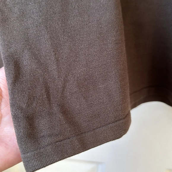 Kors Michael Kors Vintage Turtleneck Silk blend neutral sweater Large - Picture 2 of 8